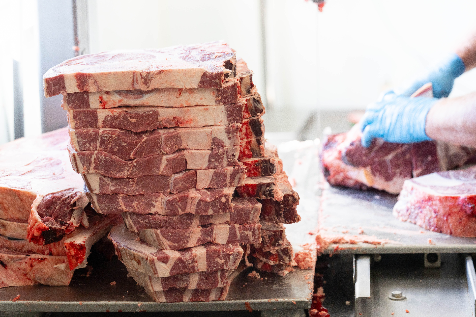 Fresh cut beef at Baetke Custom Cuts